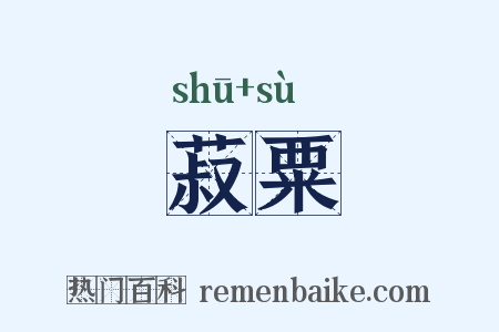 菽粟是什么意思的图片